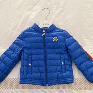 Moncler Kids Size 3 years Royal Blue Puffer Jacket